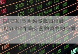 [300176]中国内需激活全球活力 235个海外品牌成交破千万