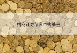 招商证券怎么申购基金