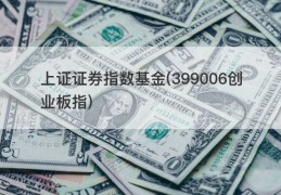 上证证券指数基金(399006创业板指)