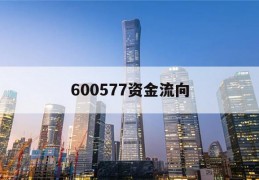 600577资金流向(600777资金流向全)