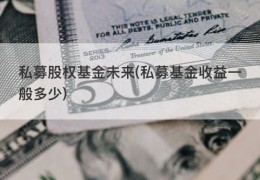 私募股权基金未来(私募基金收益一般多少)