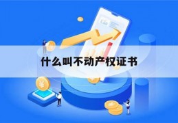 什么叫不动产权证书(什么叫不动产权证书载明的权利人)