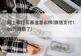 网上银行买基金怎么样(微信支付100万限额了)