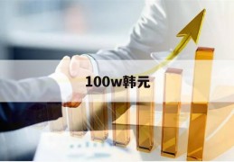 100w韩元(100w韩元等于)