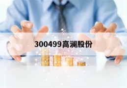 300499高澜股份(300499高澜股份股吧)