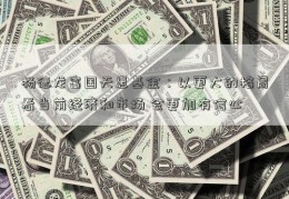 杨德龙富国天惠基金：以更大的格局看当前经济和市场 会更加有信心