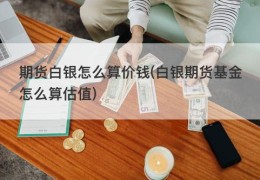 期货白银怎么算价钱(白银期货基金怎么算估值)