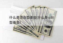 什么是混合型基金(什么是qdii型基金)