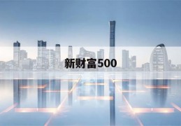 新财富500(新财富500强)